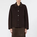 S MAX MARA SMMCloe Short Single-Breasted Jacket in Brown