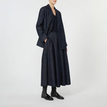 S MAX MARA Sara Double-Breasted Denim Blazer in Ultramarine