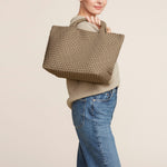 NAGHEDI St Barths Medium Tote in Cashmere