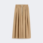 S MAX MARA SMMPineta Cotton Poplin Skirt in Desert
