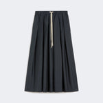 S MAX MARA SMMPineta Cotton Poplin Skirt in Ultramarine