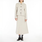 S MAX MARA Nevada Skirt in Ecru