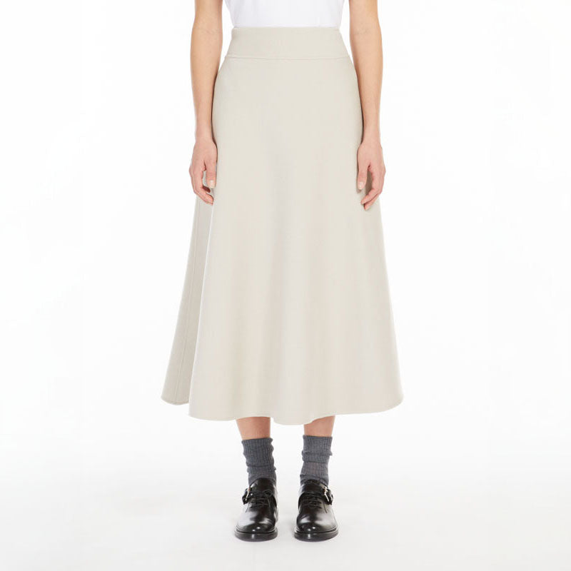 S MAX MARA Nevada Skirt in Ecru