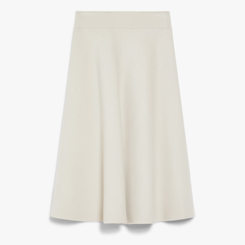 S MAX MARA Nevada Skirt in Ecru