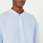 S MAX MARA SMMCantico Linen Shirt in Light Blue