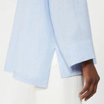 S MAX MARA SMMCantico Linen Shirt in Light Blue