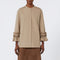 S MAX MARA Favola Flared Washed Poplin Shirt in Turtledove