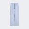 S MAX MARA SMMAmedea Linen Basketweave Trousers in Light Blue
