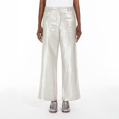 S MAX MARA Malika Trousers in Silver