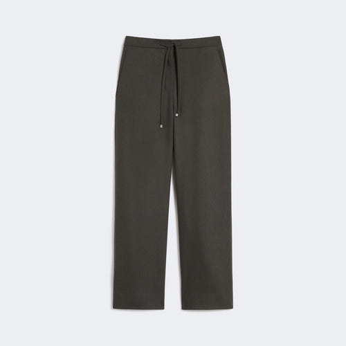 S MAX MARA Floria Trouser in Dark/Green