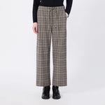 S MAX MARA SMMVischio Chequered Flannel Joggers in UItramarine
