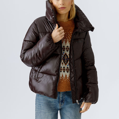OUI Padded Puffer Jacket in Ganache