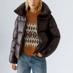 OUI Padded Puffer Jacket in Ganache