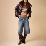 OUI Padded Puffer Jacket in Ganache
