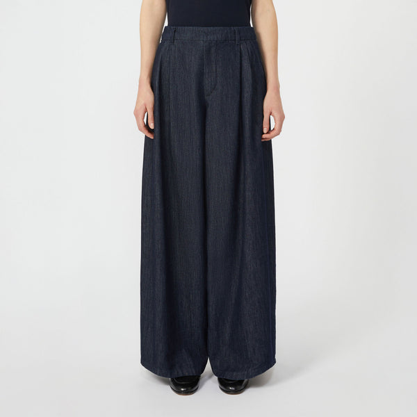 S MAX MARA Luis Washed Denim Jeans in Ultramarine