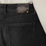 S MAX MARA Lusso Denim Trouser in Black