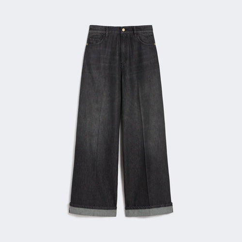 S MAX MARA Lusso Denim Trouser in Black