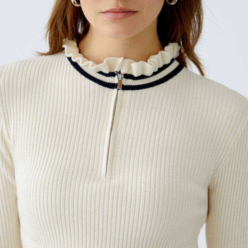 OUI 91938 Jumper in Off White