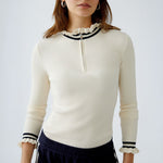 OUI 91938 Jumper in Off White