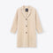 ROSSO35 Double Face Wool Coat in Oatmeal