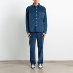 EDMMOND STUDIOS Jorge Cotton Cord Pant in Plain Navy