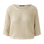 OUI 93319 Jumper in Gold Stone