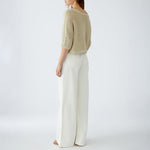 OUI 93319 Jumper in Gold Stone