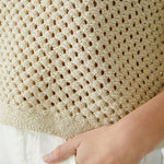OUI 93319 Jumper in Gold Stone