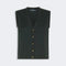 S MAX MARA SMMSaggio Cotton & Silk Cashmere Yarn Gilet in Green