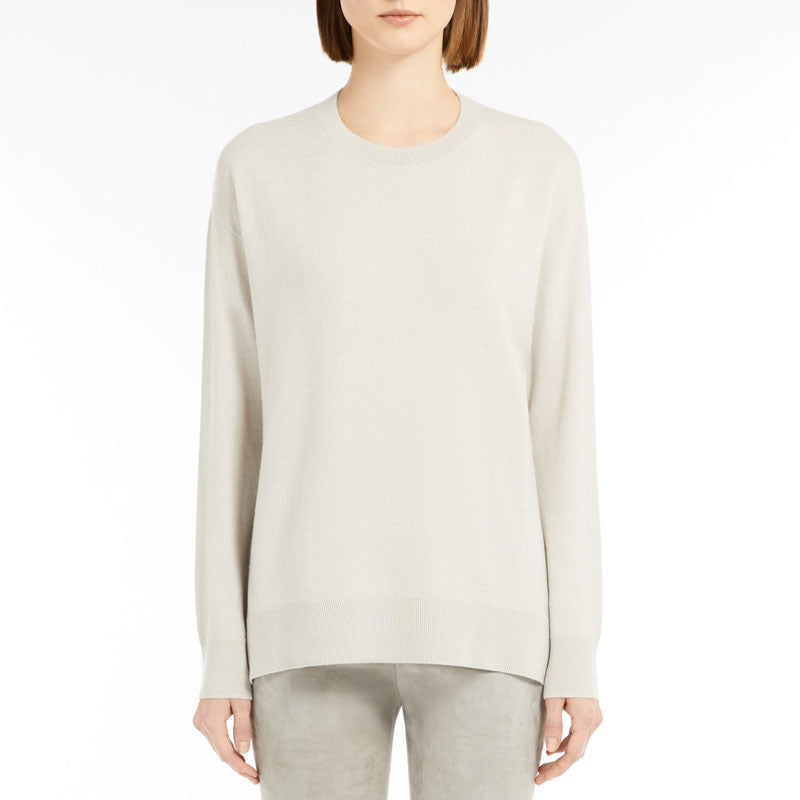 S MAX MARA Verona Sweater in Pearl Grey