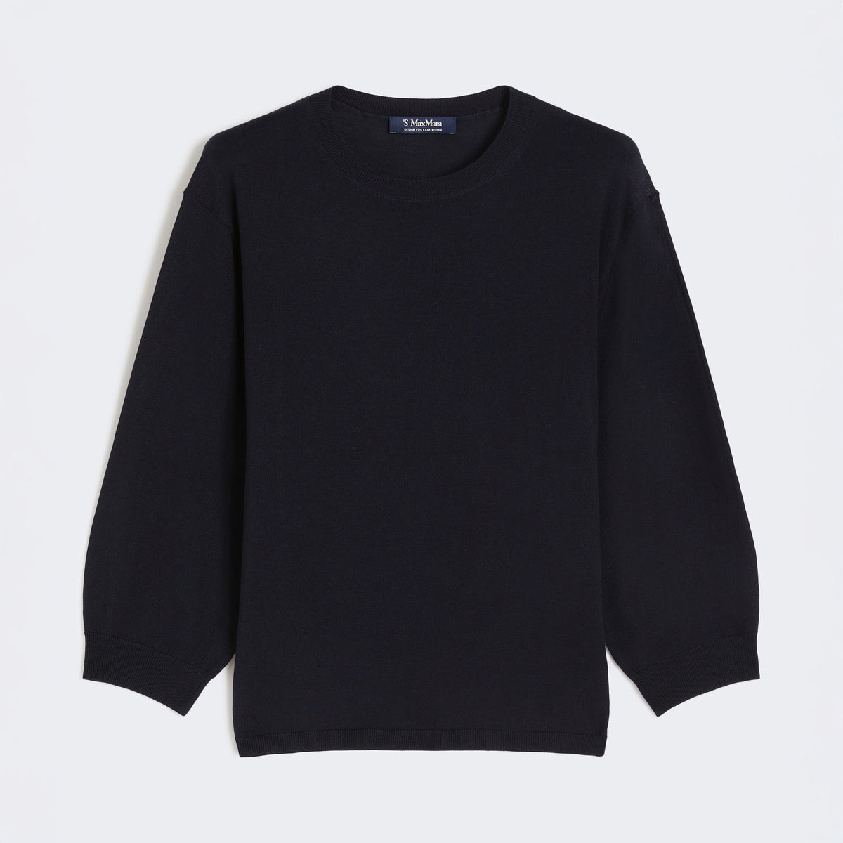 S MAX MARA Amico Relaxed-Fit Wool Yarn Sweater in Ultramarine