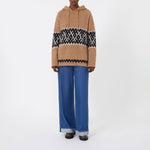 S MAX MARA Ivan Hoody Sweater in Camel