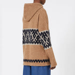 S MAX MARA Ivan Hoody Sweater in Camel
