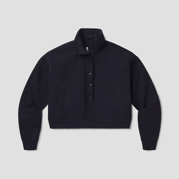 CITIZENS OF HUMANITY Mirelle Funnel Neck Jumper in Navy