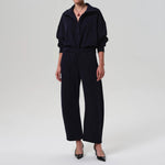 CITIZENS OF HUMANITY Mirelle Funnel Neck Jumper in Navy