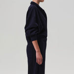 CITIZENS OF HUMANITY Mirelle Funnel Neck Jumper in Navy