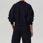 CITIZENS OF HUMANITY Mirelle Funnel Neck Jumper in Navy
