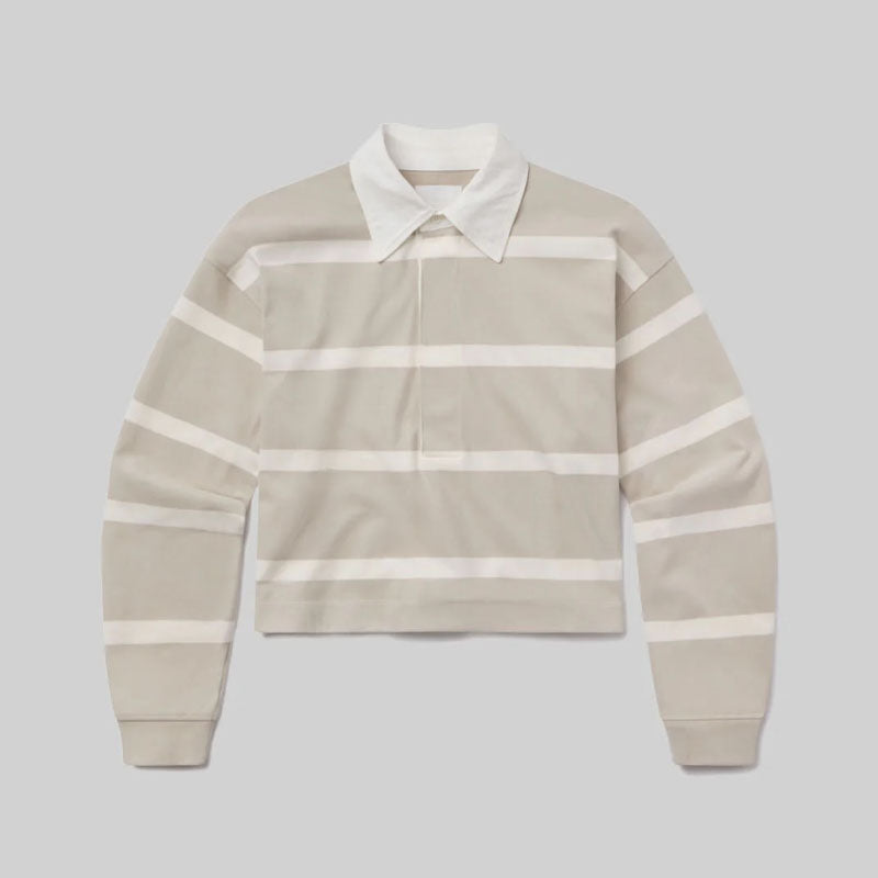 CITIZENS OF HUMANITY Aris Rugby Shirt in Sndatlas/Pmina Stripe