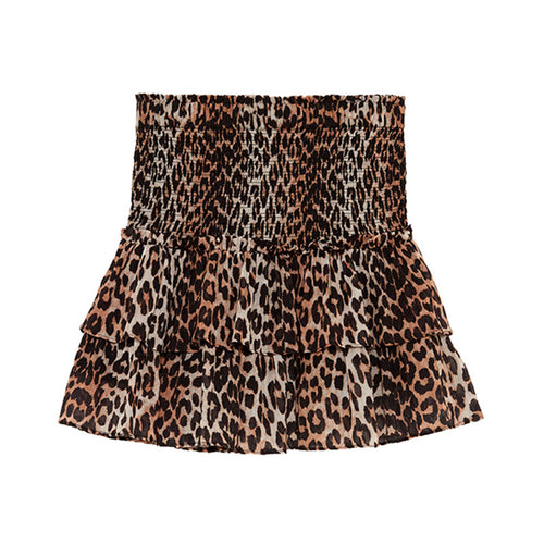 FIVE Jahna Jupe Skirt in Leopard
