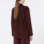 S MAX MARA SMMGocce Suede Jacket in Red
