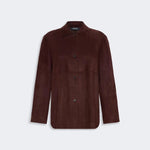 S MAX MARA SMMGocce Suede Jacket in Red