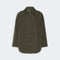S MAX MARA MTCCarlotta Reversible Padded Jacket in Radzmir & Water-Repellent Canvas in Khaki