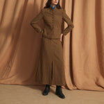 SOPHIE + LUCIE Sara Harris Skirt in Camel