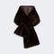 S MAX MARA MTCPiacere Water-Repellent Canvas Padded and Quilted Stole in Dark Brown