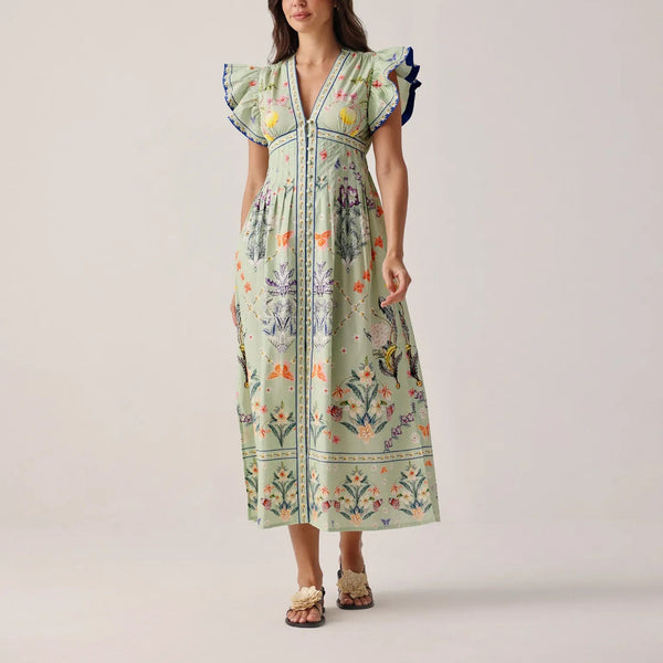 NOIB Estella Maxi Dress in Prairie