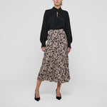 DEA KUDIBAL MadelaineDEA Silk Blouse with Drape Detail in Black