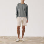 HARTFORD Light Fleece Sweatshirt in Army