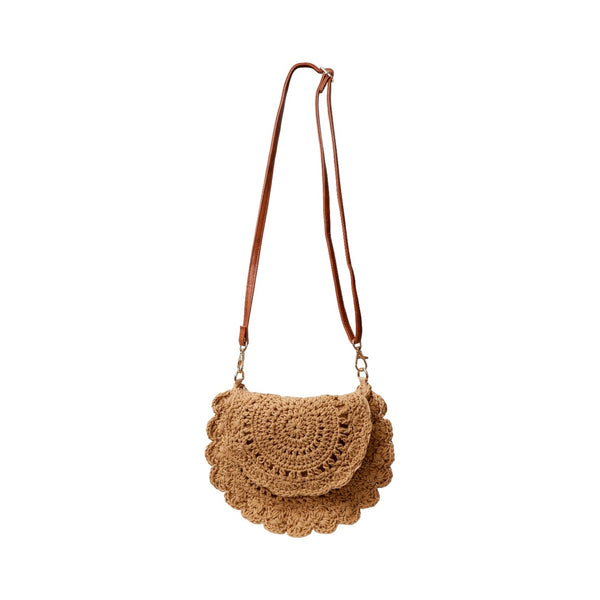 BLACK COLOUR BCCrochet Mini Bag in Nature
