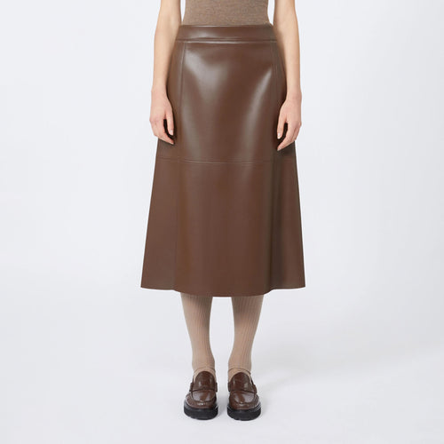 S MAX MARA Plata Skirt in Brown