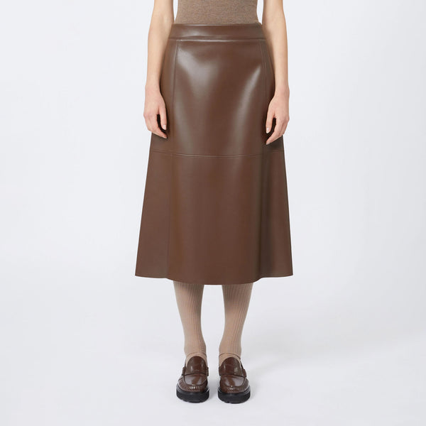 S MAX MARA Plata Skirt in Brown